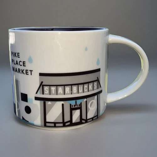 Starbucks You Are Here Pike Please Market Mug Market Mug Cup Collectible