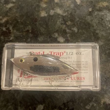Vintage Bill Lewis Rat-L-Trap Lipless Crankbait 1/2 oz lure MT25 Silver Chr New