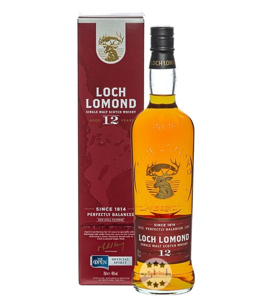 Loch Lomond 12 Years Single Malt Scotch Whisky / 46 % Vol. / 0,7 Liter-Flasche-image
