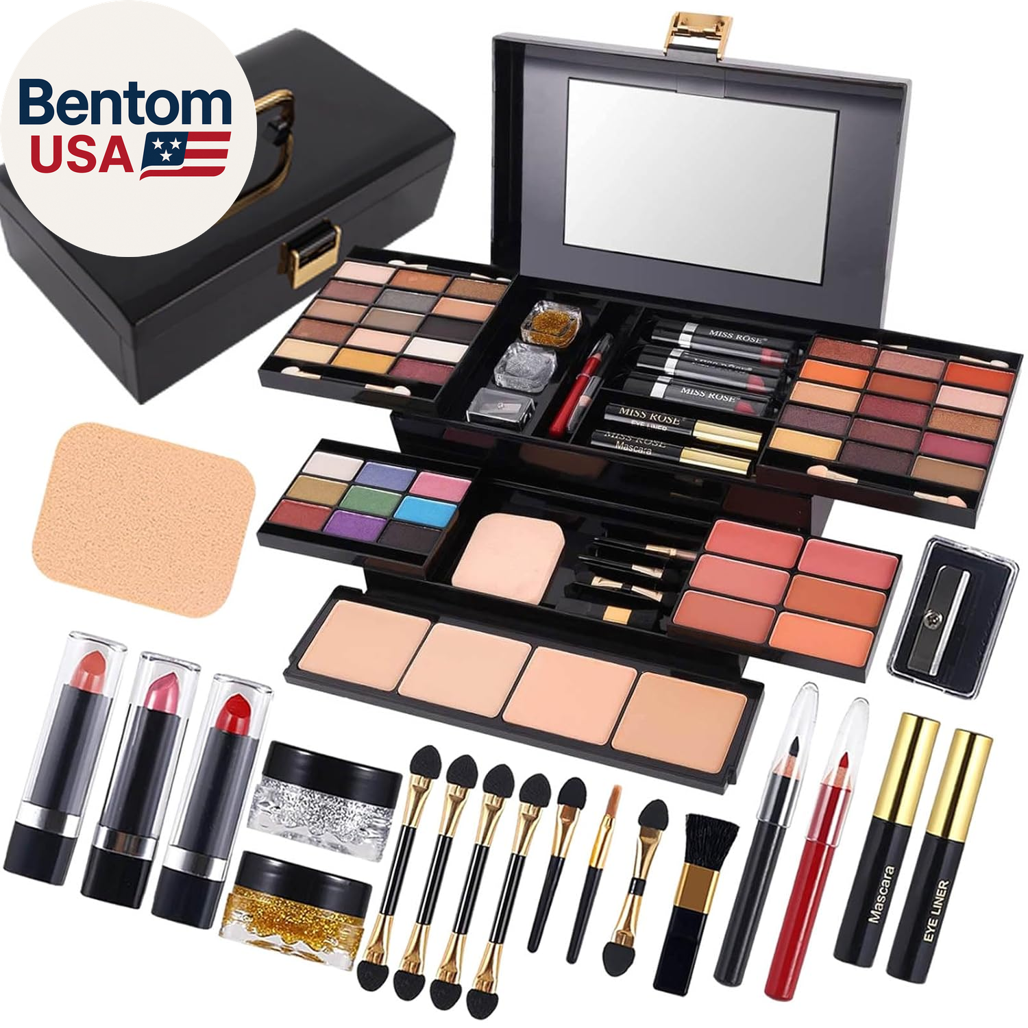 M 58 Color Professional Makeup Palette All-In-One