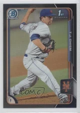 2015 Bowman Chrome Prospects Asia Exclusive Black Refractor TJ Chism #BCP77