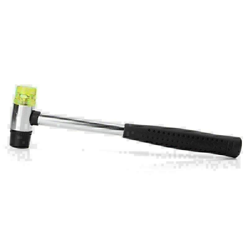 Double Sides Rubber Hammer 25mm Work Glazing Window Hammer Nylon Head Mallet #