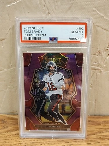 2022 Panini Select - Premier Level Tom Brady #192 Purple Prizm /75 💥POP 13💥