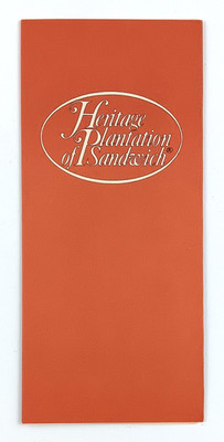 1970s Heritage Plantation of Sandwich Massachusetts MA Vintage Travel Brochure
