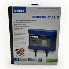 Guest Charge Pro 1.5 Amp Battery Maintainer Charger Marine Auto Tractors New