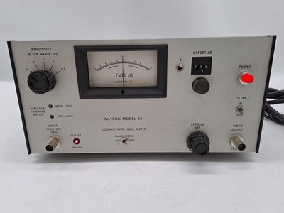 Wiltron Model:501 Logarithmic level meter