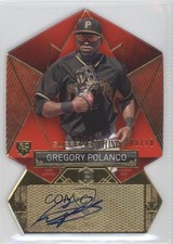 2014 Topps Supreme Stylings Red 6/10 Gregory Polanco #SS-GP Auto 0n7