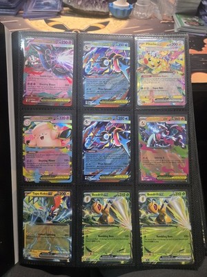 Mixed Binder Lot Of 360 Cards, Some Japan, Most ENG, EX, Full Art, 95% NEAR MINT