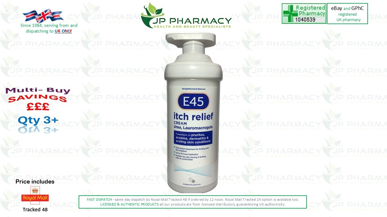 E45 Cream Itch Relief 500G - Image 2