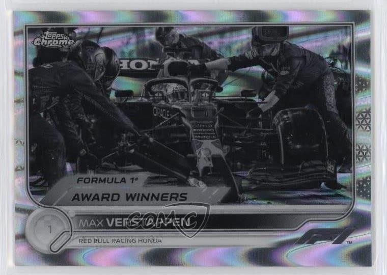2022 Topps Chrome Formula 1 Black & White RayWave Refractor Max Verstappen 0q0b
