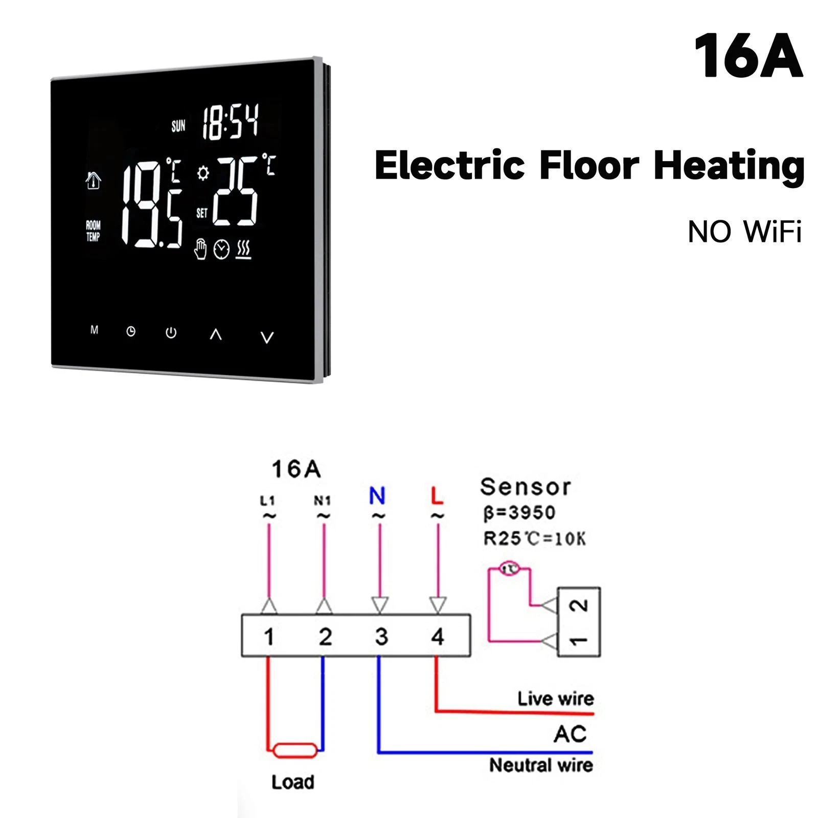 Smart Thermostat Electric Floor Heating Tuya