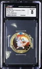1996 Batomen TOMY CGC 8 Dragonite Pokémon Monster Ball  #10 PSA BGS Chip Pog