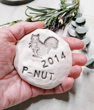 Squirrel Memorial Stone Personalized 2.5 to 3.5"