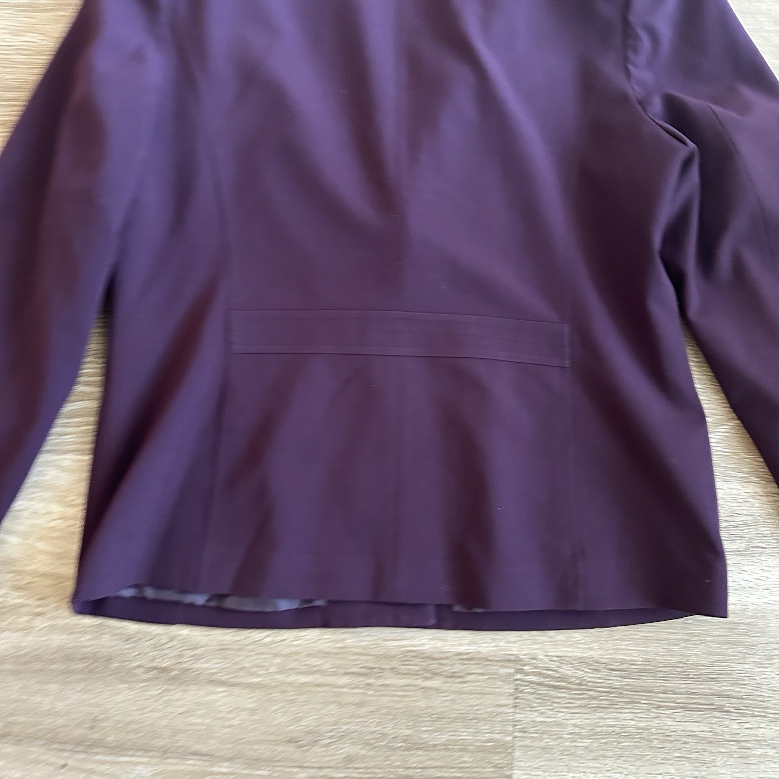 Apostrophe Essentials Blazer Suit Jacket Burgundy… - image 14