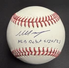 Marcelo Mayer Boston Red Sox MLB Debut Signed Autograph Baseball MLB Fanatics