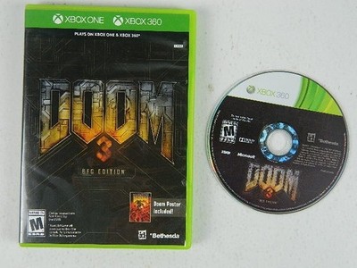 Doom 3 BFG Edition Microsoft Xbox One Tested Authentic Disc ONLY in Box