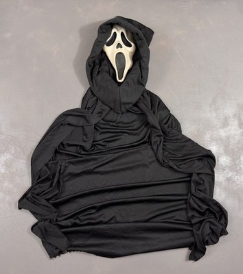 Vintage Scream Ghostface Fun World Halloween Mask With Long Cape 56  44 