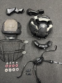 Riddell Speedflex Parts Lot Face mask Jaw Pads Hardware