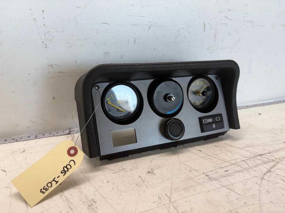 1984 Porsche 944 давление масла, часы и переключатель переменного тока датчик панели - Изображение 2 из 3