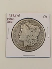 1892-S Better Date Morgan Silver Dollar, Full Rim Good Condition
