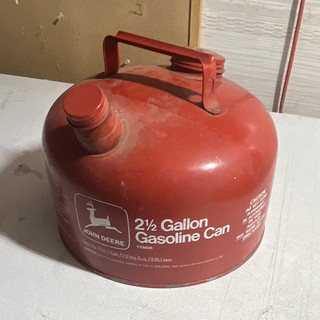Antique John Deere 2 1/2 Gallon Gasoline Fuel Can