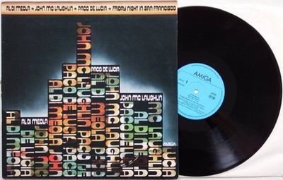 AL DI MEOLA JOHN MC LAUGHLIN PACO DE LUCIA Friday Night In San Francisco LP