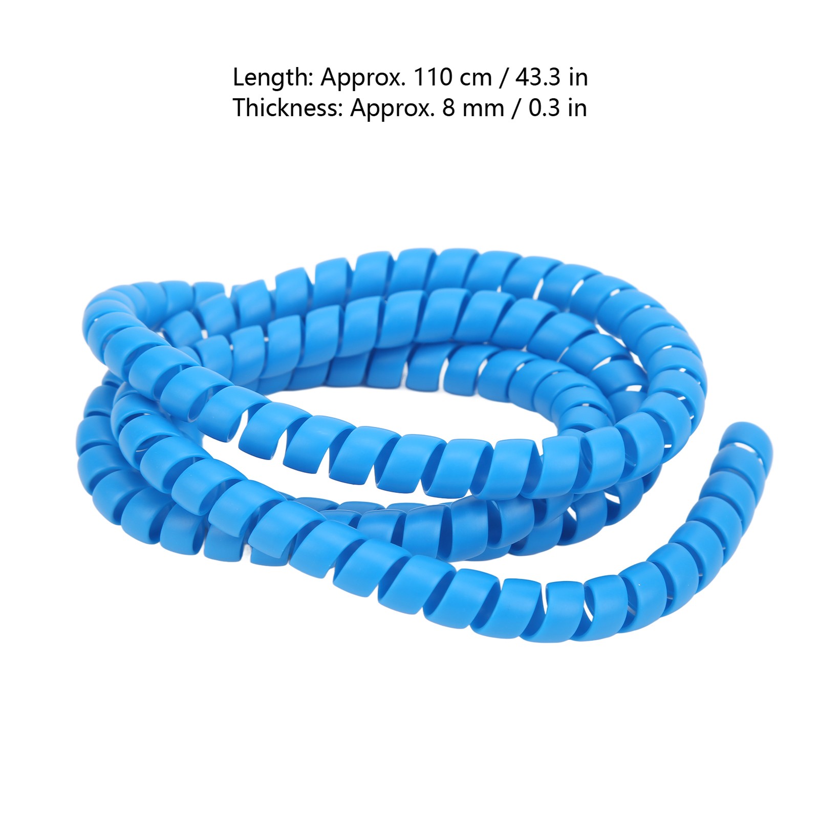 HOT ((Blue)Electric Scooter Universal Spiral Cable Spiral Tube Cable Protector