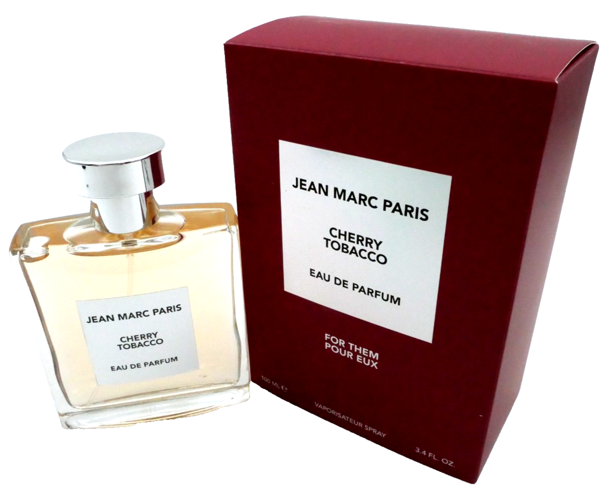 jean marc cherry tobacco Cherry Tobacco by Jean Marc Paris Eau De Parfum For Him Spray 3.4 OZ /  100ML NEW