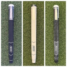 NEW SuperStroke Deep Etched Putter Grip - Black / White / Cord