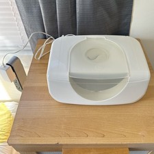 Munchkin Bright  Warm Baby Wipe Warmer w/ Nightlight White MKCA0517 Tested