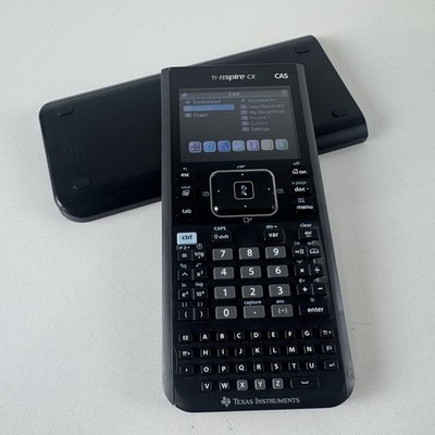 Texas Instruments TI-Nspire CX CAS Graphing Calculator with Charger Algebra Calc