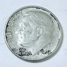 1962 D Roosevelt Dime US 10 Cent 90% SILVER CIRCULATED COIN #5648