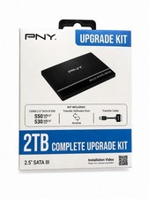 NEW Factory Sealed PNY CS900 2TB 2.5” SATA III SSD Complete Upgrade Kit USB