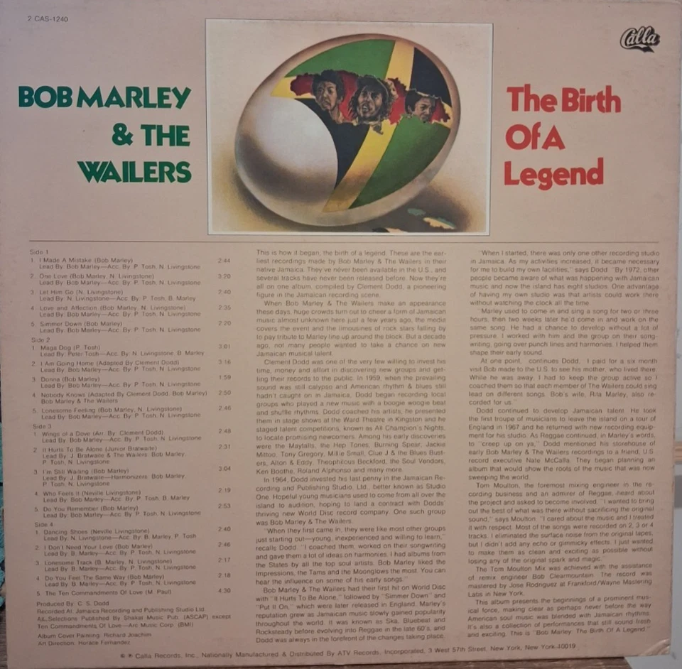 Bob Marley & The Wailers The Birth of a Legend · Multilp, photo 3 sur 5