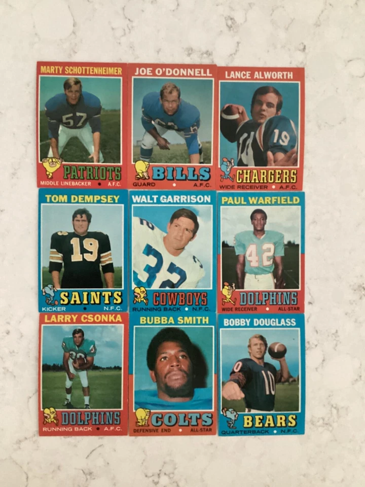 1971 Topps Football Complete The Set -U Make Choice VG-EX-NM BUY3 GET 1 FREE👇🏻 - Image 2 of 4