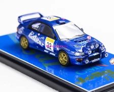 Fine 1:64 Blue #32 GC8 WRC Rally Sports Diecast Model Metal Car