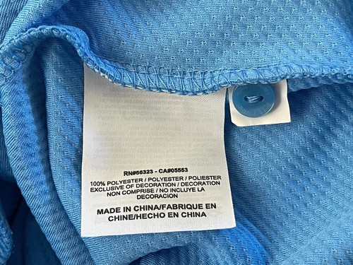 Nike Boys Tennis Dri Fit Polo Shirt Blue White Sz S 364586-412 - Picture 6 of 9
