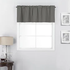 Twilight 1 Piece 100% Blackout Insulated Rod Pocket Window Curtain Valance