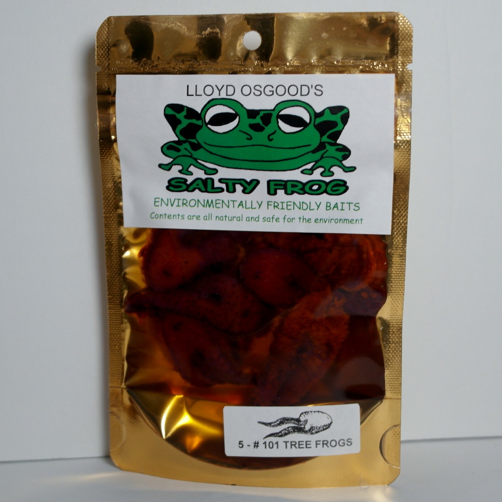 Uncle Josh 101 type SALTY FROG Pork Rind Bait Frogs eBay