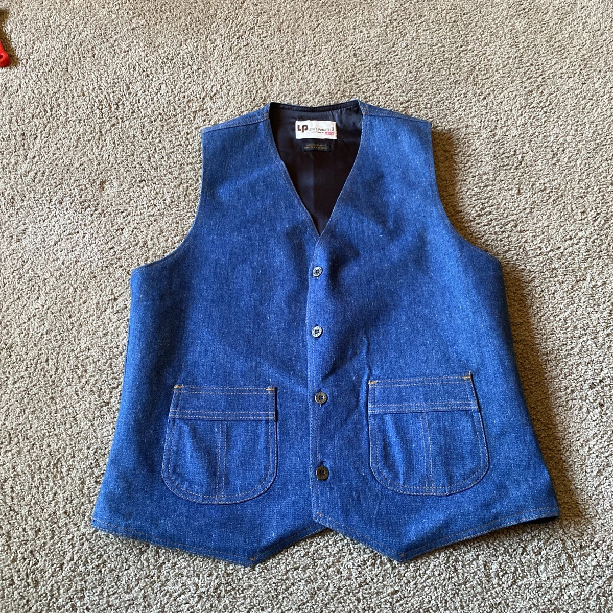 Denim 1970s Vintage Vests for Men for sale | eBay