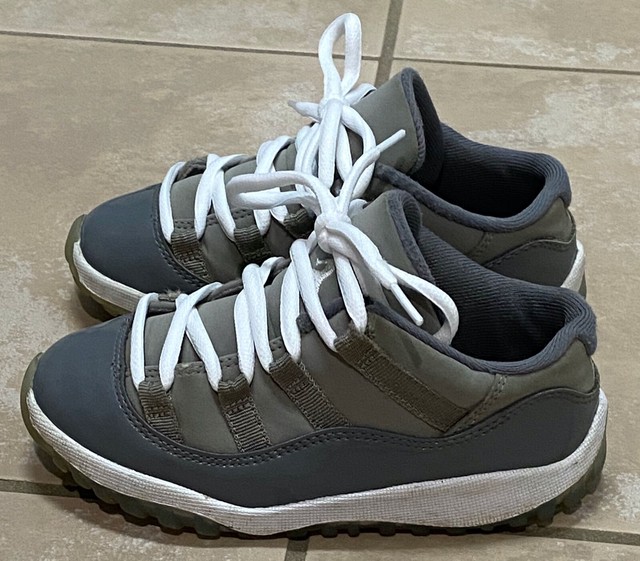 Nike Air Jordan 11 XI Retro Low Cool Grey 505836-003 Toddler Kids shoes size 10C | eBay