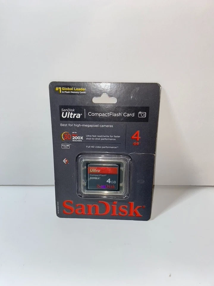 SanDisk 4 GB Ultra 30MB/s CompactFlash Memory Card (SDCFH-004G-A46) - Image 2 of 4