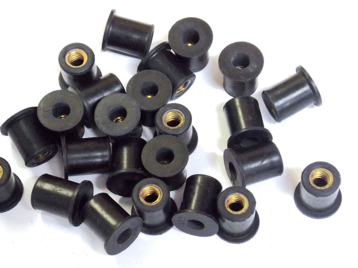 Kawasaki 92015-1757 m5 Rubber Well Nuts Fairing & Screen