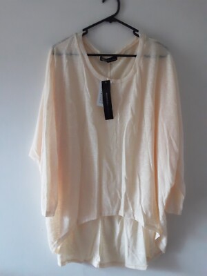 Zanzea Collection Top Size  XXXL Batwing Loose Fitting 3/4 Sleeve New Tags