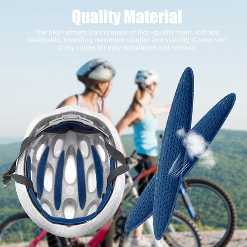 Universal Fahrradhelm Schaumstoffpolsterung Fahrradhelmpolster Ersatzkissen - Bild 7 von 23