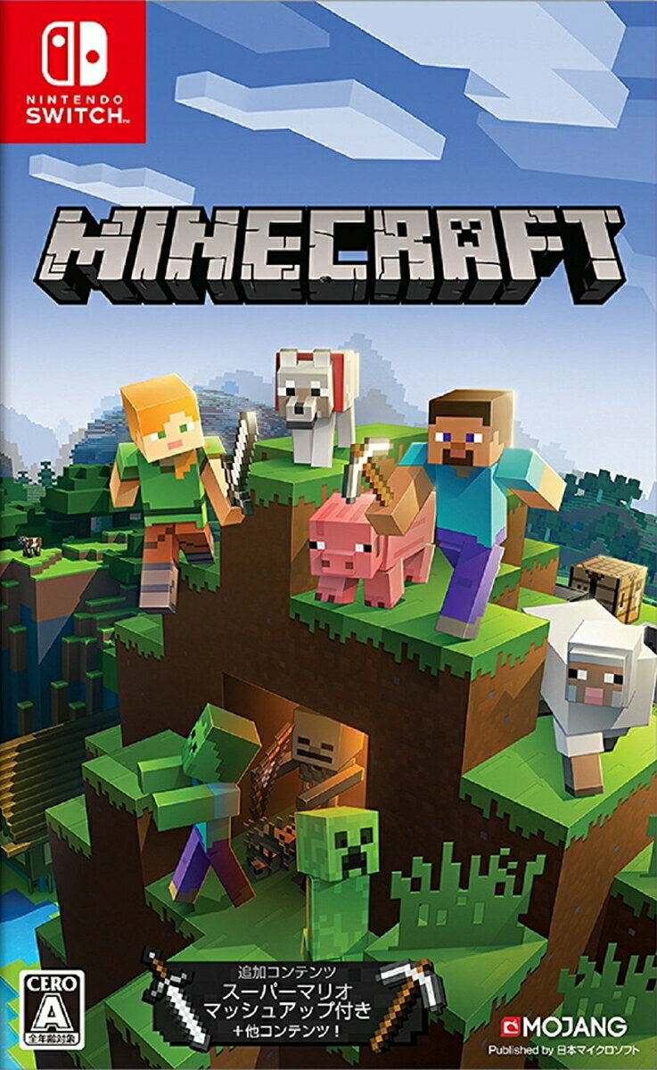 Minecraft Nintendo Switch Japanese/English/French/Other NEW Minecraft Nintendo Switch Japanese/English/French/Other NEW