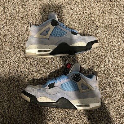 Size 10.5 - Jordan 4 Retro Mid University Blue 194501088367| eBay