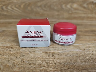 Avon Anew Reversalist Complete Renewal Day Cream spf25 Travel 0.5oz NIB Retired!