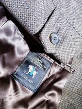 Vintage 1887 Hart S Marx Tweed red fleck Top Polo Coat Jacket 40R donegal 