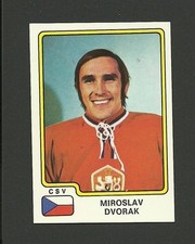 Miroslav Dvorak Team Czechoslovakia Czech Vintage 1979 Panini Hockey Sticker #78